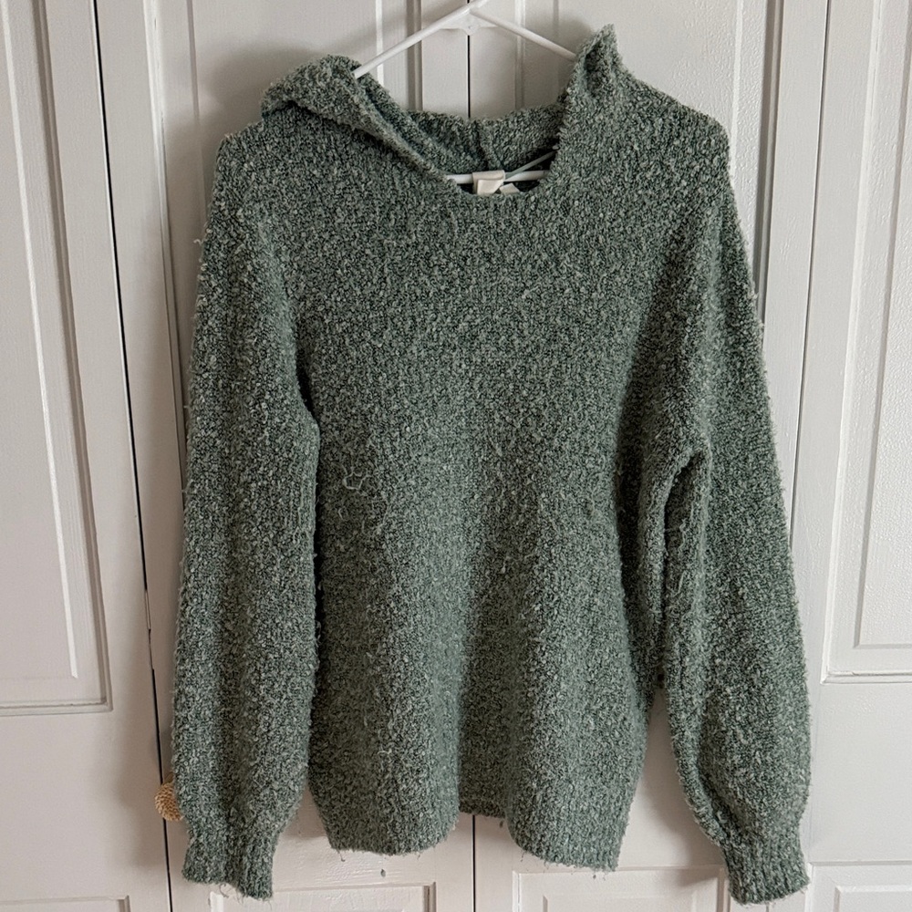 Cozy Green Hooded Sweatshirt